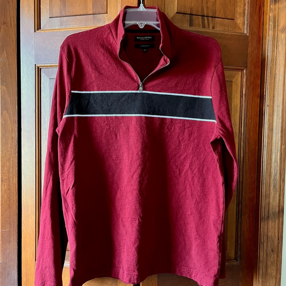 Banana Republic luxury touch quarter zip pull over